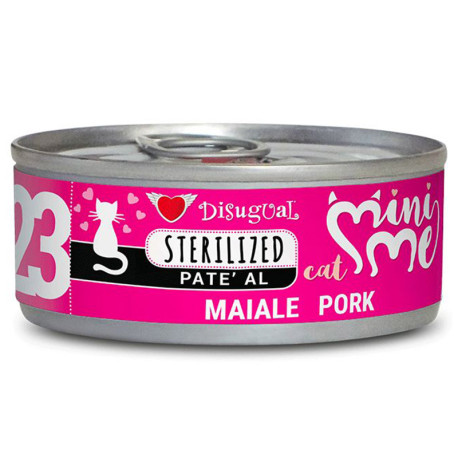 Disugual mini-me sterilized cerdo latas para gatos