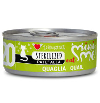 Disugual Mini-me 20 Sterilized Codorniz latas para gatos