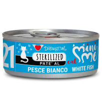 Disugual Mini-me 21 Sterilized Pescado blanco latas para gatos
