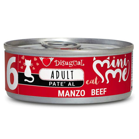 Disugual mini-me buey latas para gatos