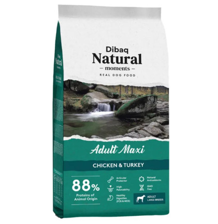 Pienso Dibaq natural moments adult maxi para perros grandes