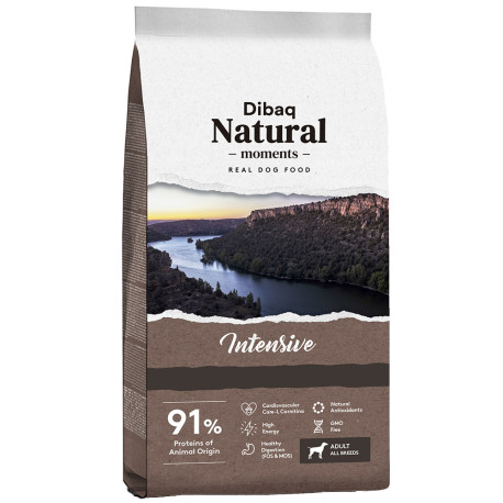 Dibaq natural moments intensive (alta energía) para perros