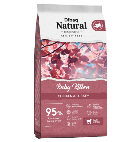 Pienso Dibaq natural moments baby kitten para gatitos