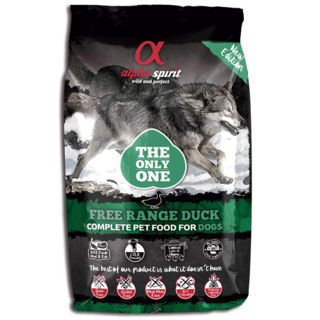 Alpha spirit The only one Duck Pato para perros de 3Kg