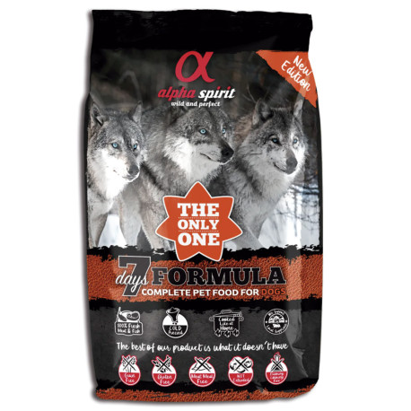 Alpha spirit seco the only one week menu 7 Days para perros 3Kg