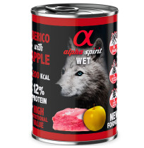 Alpha spirit latas cerdo con manzana para perros