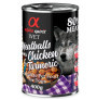 Alpha spirit latas albóndigas de pollo y cúrcuma para perros 400g