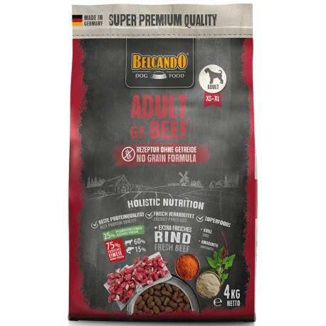 Belcando adult grain free beef (ternera) en saco mediano 4Kg