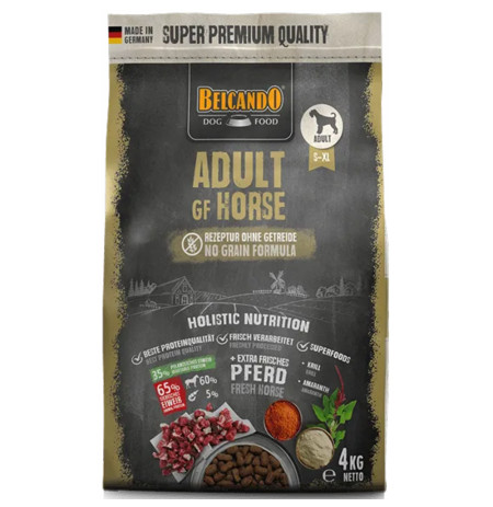 Belcando adult grain free horse (caballo) en saco mediano de 4Kg