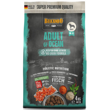 Belcando adult grain free ocean (pescado) en saco mediano de 4Kg