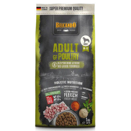 Belcando adult grain free poultry (pollo corral) en saco pequeño de 1Kg