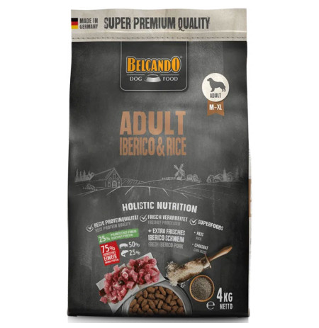 Belcando adult ibérico & rice en saco mediano de 4Kg