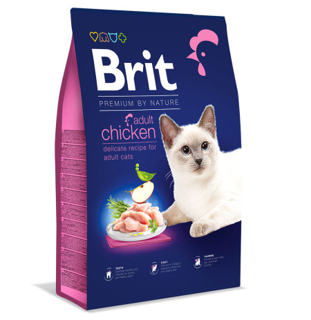 Brit premium cat adult chicken para gatos