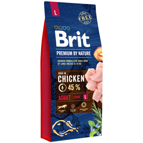 Brit premium adult l para perros grandes