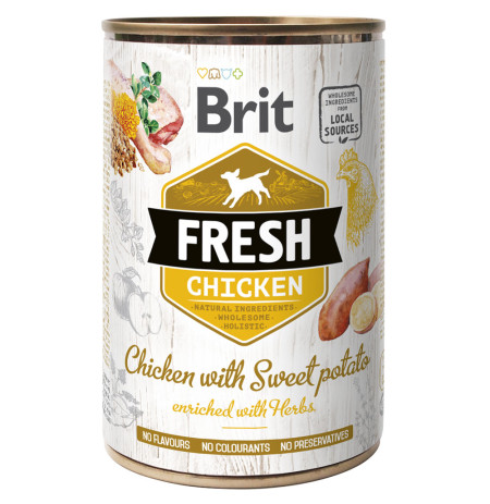 Brit fresh latas chicken & sweet potato para perros