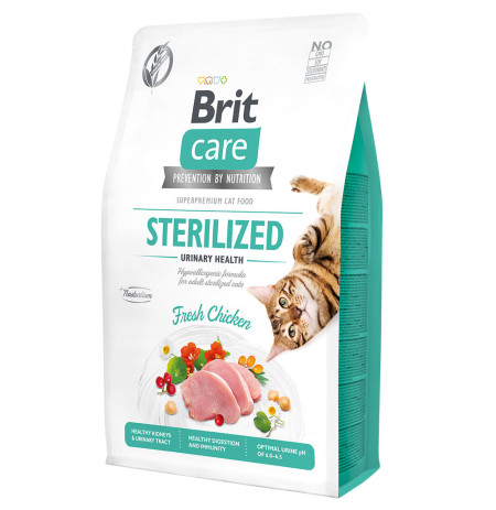 Brit care cat gf sterilized urinary health para gatos