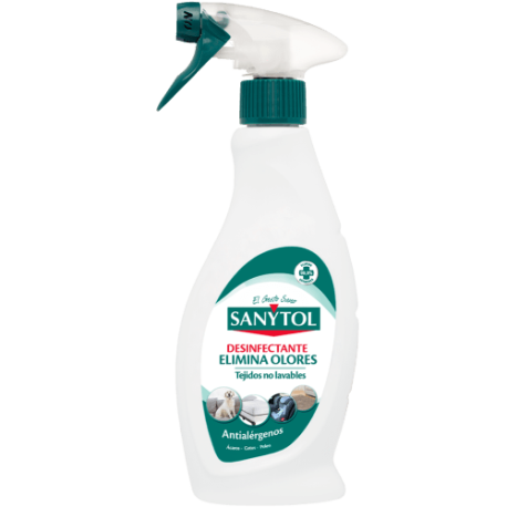 Sanytol desinfectante y eliminador malos olores para tejidos no lavables