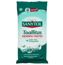 Sanytol Toallitas Desinfectantes Multiusos 30 unidades