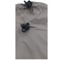Benetton chubasquero impermeable gris