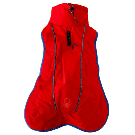 Benetton abrigo rojo para perros
