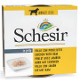 Schesir latas filetes de pollo con jamón para perros