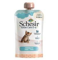 Schesir sobres kitten crema atún para gatos