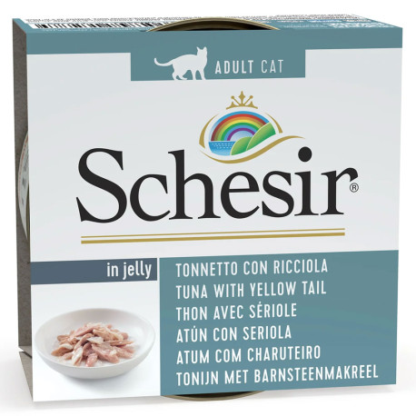Schesir latas atún con seriola para gatos