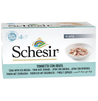 Schesir latas atún con dorada multipack para gatos