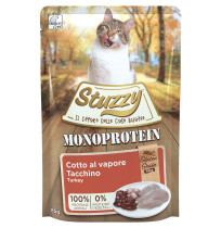 Stuzzy pouches Pavo Monoprotein grainfree para gatos