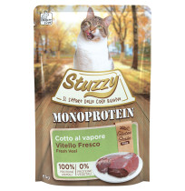 Stuzzy pouches ternera monoprotein grainfree para gatos