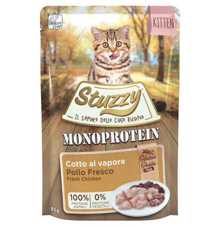 Stuzzy pouches kitten monoprotein grainfree para gatos