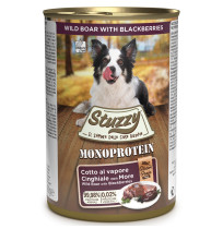Stuzzy latas monoprotein jabalí con moras para perros