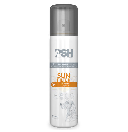 Psh sun filter spray protección solar para perros en bote de 75ml