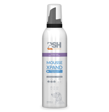 PSH Mousse Xpand foam espuma de volumen para perros en formato de 300ml