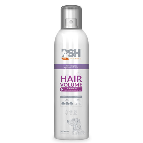 Psh hair volume spray de volumen para perros en bote de 300ml