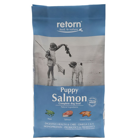 Retorn puppy salmón para cachorros