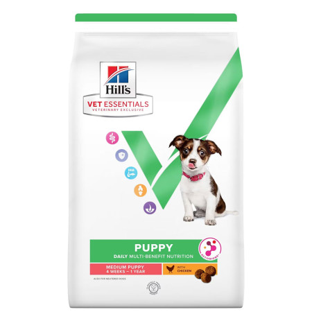 Hill's vet essentials puppy growth razas medianas pollo