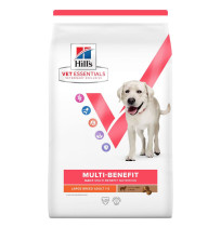 Hill's vet essentials multibenefit para perros adultos de razas grandes cordero y arroz