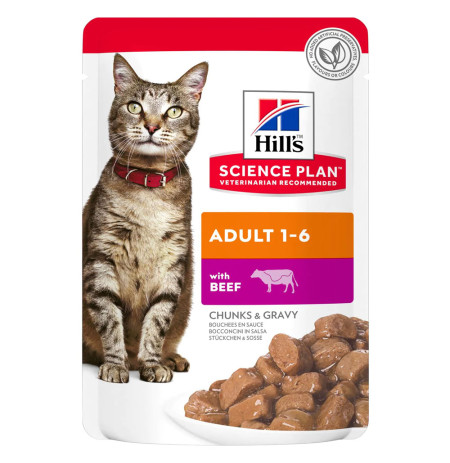 Hill's science plan feline adult ternera (sobre)