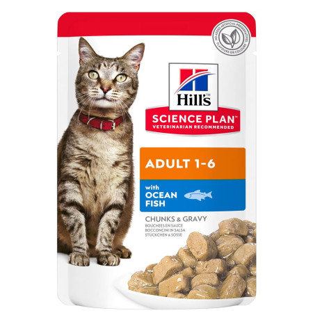 Hill's science plan feline adult pescado azul (sobre)