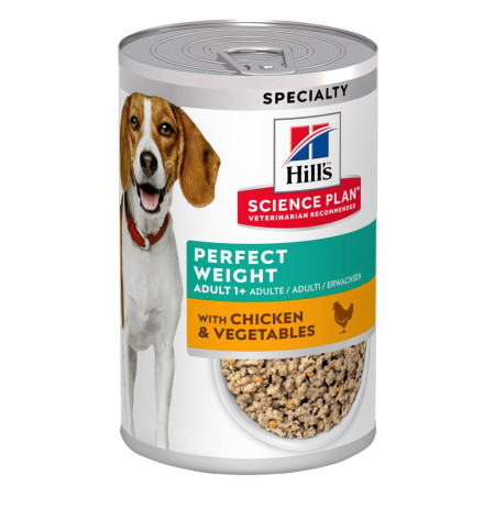 Hill's science plan canine perfect weight pollo & veg (lata)