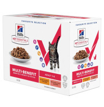 Hill's vet essentials feline adult pollo y salmón 12x85g (multipack sobres)