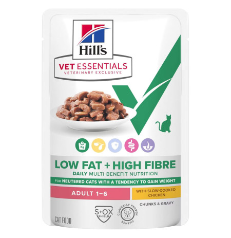 Hill's vet essentials feline adult neutered cat pollo