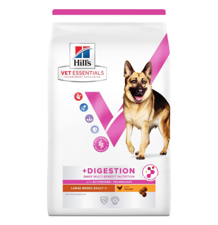 Hill's vet essentials digestion activbiome perros adultos razas grandes pollo