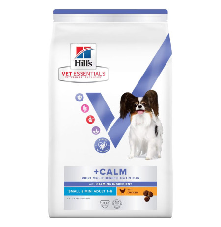 Hill's vet essentials calm & healthy small & mini para perros pequeños
