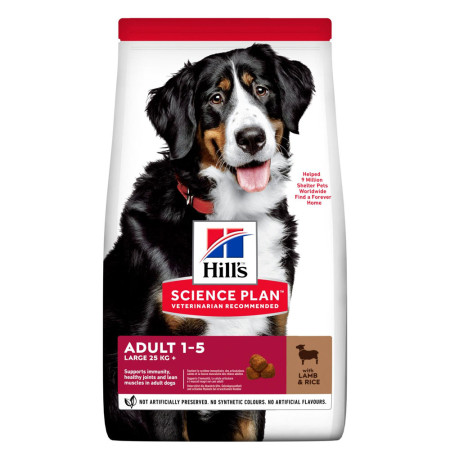 Hill's science plan canine adult large breed cordero & arroz