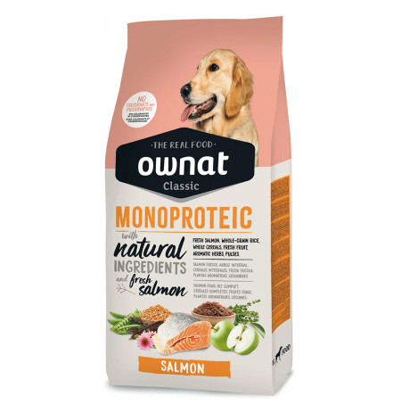 Ownat classic monoproteico salmón para perros