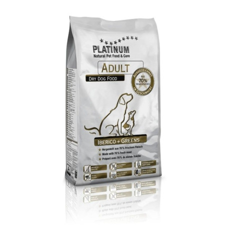 Platinum adult iberico & greens pienso para perros