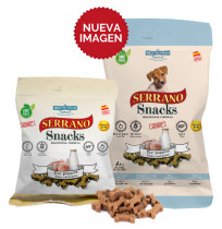 Serrano Puppies para cachorros snack para perros en formato de 85g de Mediterranean Natural