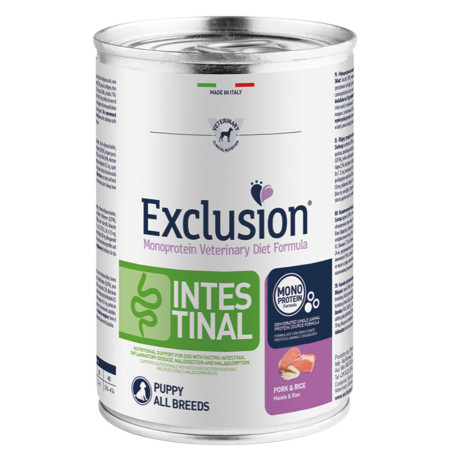Exclusion Lata Intestinal Puppy Pork&Rice para perros